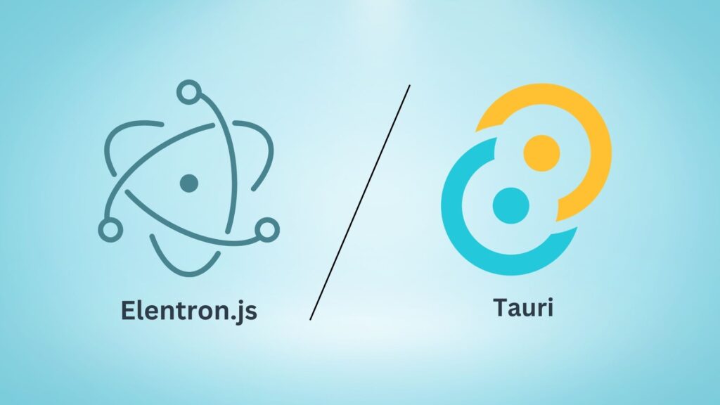 electron and tauri logos